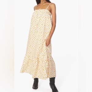 NWT We Wore What Smocked Floral Midi Dress with Daisies